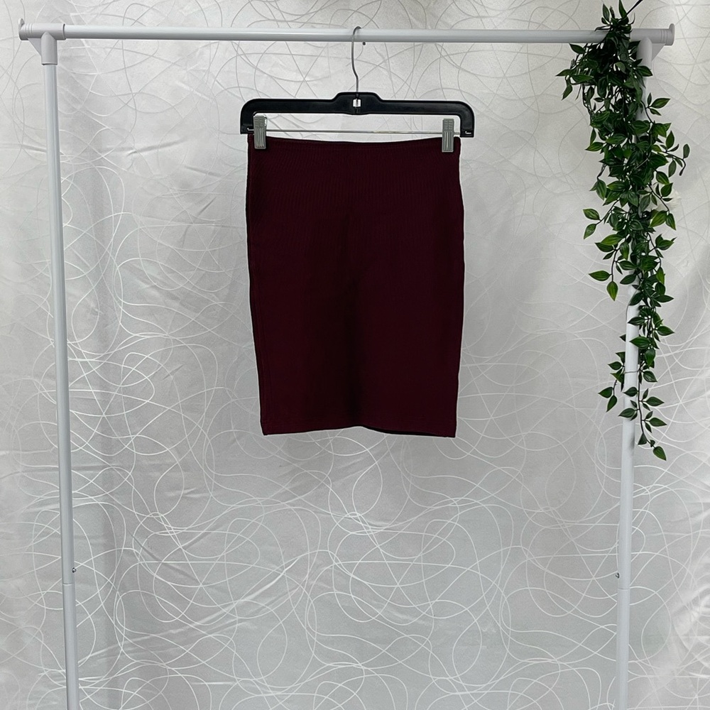 American Apparel Red Mini Skirt